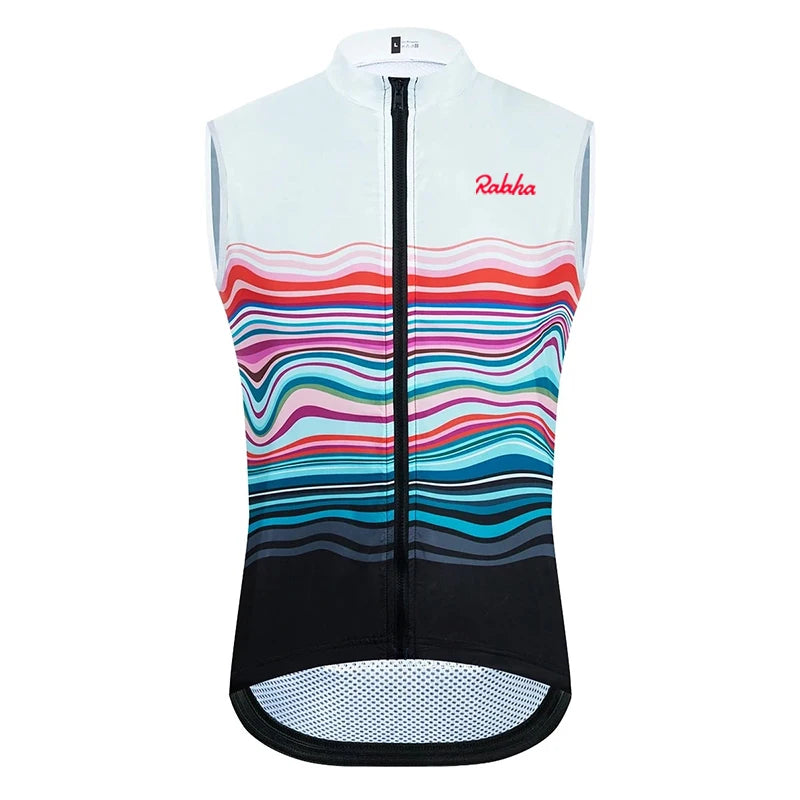 Ralaha-Breathable Anti-UV Cycling Shirts for Men, Sleeveless Bicycle Clothing, Summer Vest, New