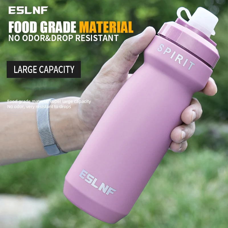 ESLNF 760ml Large Capacity Bicycle Water Bottle for Mountain and Road Bikes - Portable Cycling Equipment