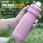 ESLNF 760ml Large Capacity Bicycle Water Bottle for Mountain and Road Bikes - Portable Cycling Equipment