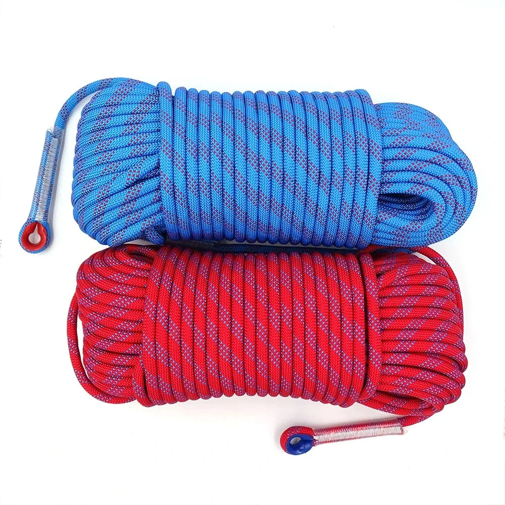 Thickened 10mm Safety Life Rope Climbing Rope Static Rock Mountaineering Rope Outdoor Survival Fire Escape Car Rescue