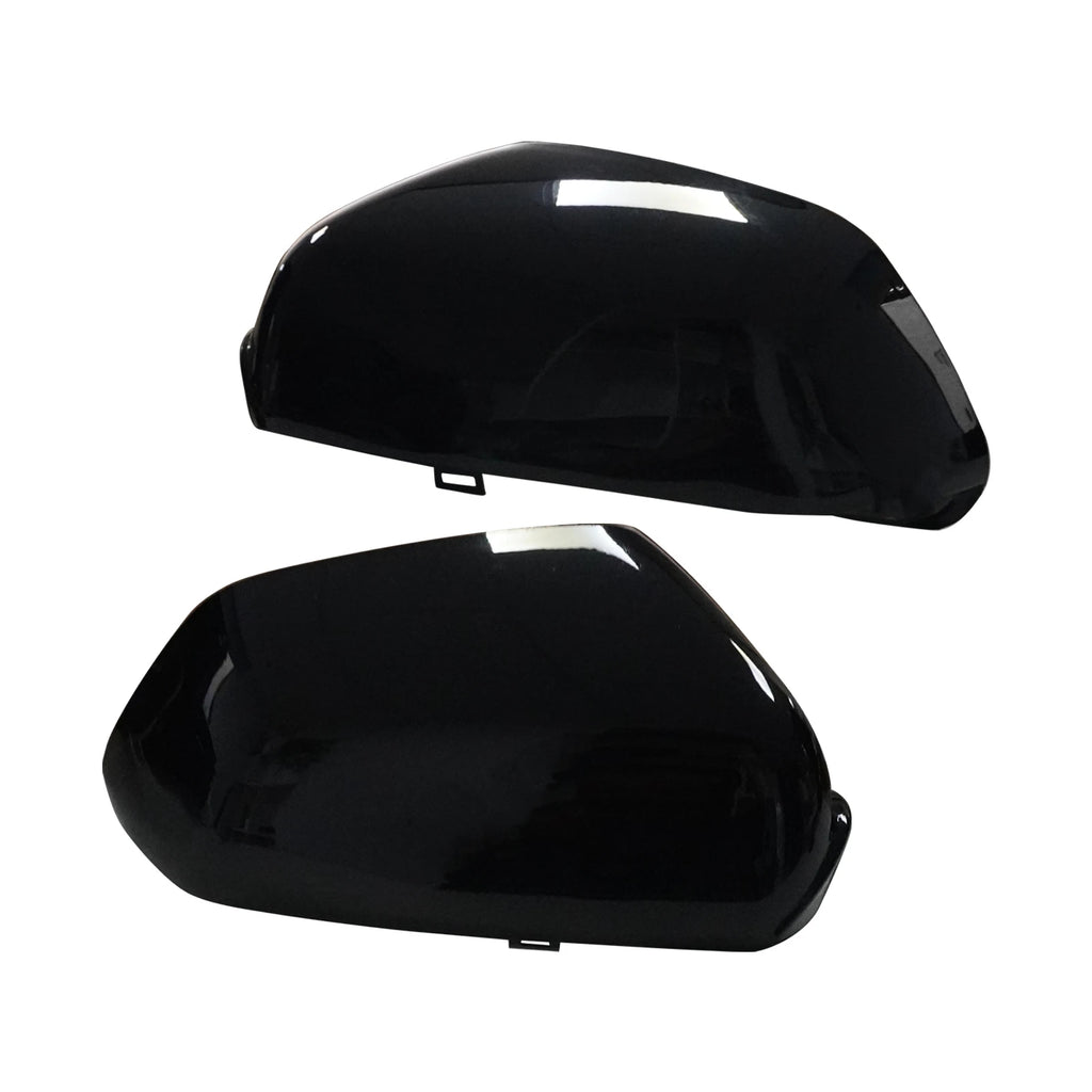 Wing Door Mirror Cover Caps Gloss Black for 2005-2009 VW Polo MK4 9N Hatchback