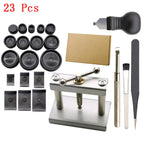 23PCS Professional Watch Press Set Watch Back for CASE Closing Tool & Fitting Dies Watch Repairing Tool Die Kit for Watchmaker