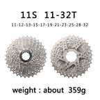 SENSAH 8/9/10/11 Speed Road Bike Cassette 11V 23T/25T/28T/30T/32T/34T/36T Bicycle Freewheel K7 10S Flywheel for HG Hub