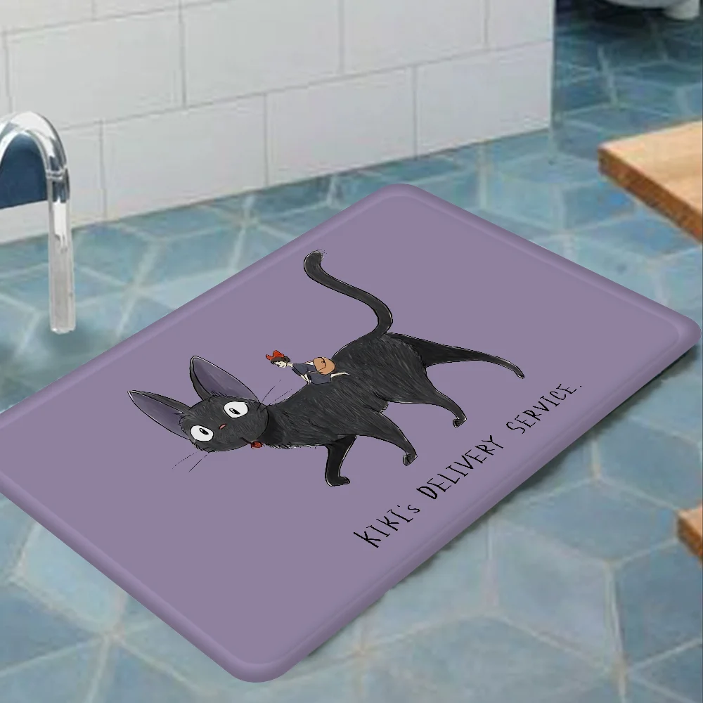 KiKi Jiji Cat Room Mats Nordic Style Home Doormat Bathroom-Toilet Mats Bedroom Hotel Decor Mat
