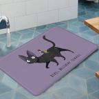 KiKi Jiji Cat Room Mats Nordic Style Home Doormat Bathroom-Toilet Mats Bedroom Hotel Decor Mat