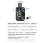 NEW Wireless CarPlay Android Auto Adapter Wired to Wireless 2 in 1 Mini Car Ai Box for Audi Toyota VW Peugeot plug and paly