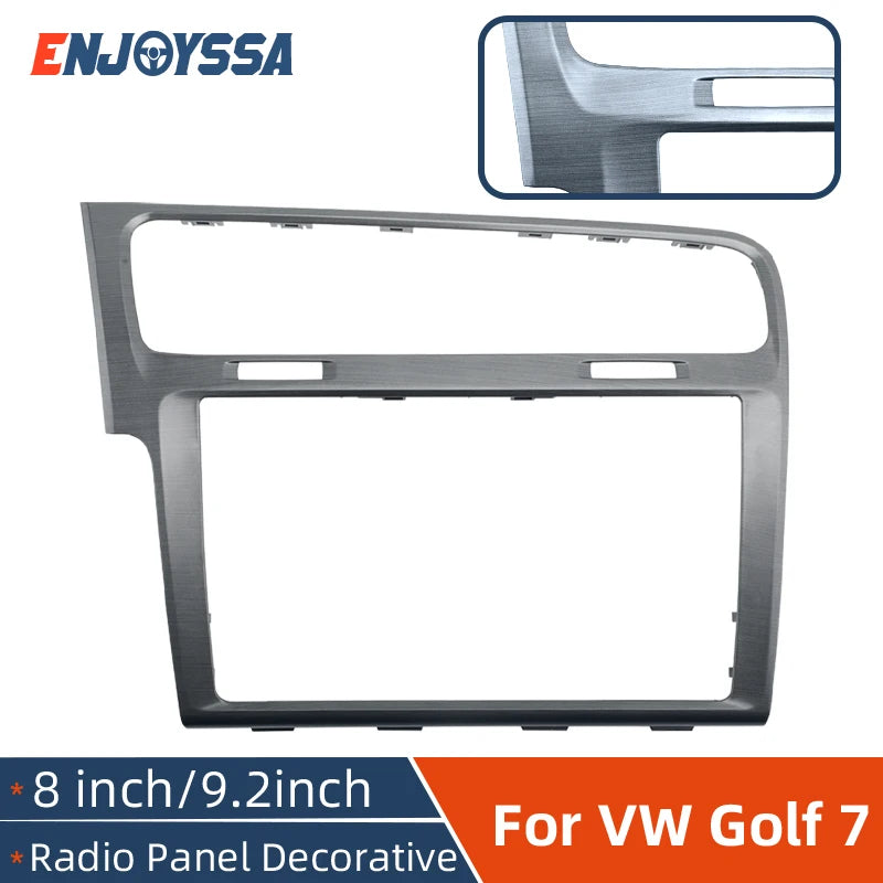 8/9.2 inch MIB Radio Frame For VW Golf 7 MK7 Golf 7.5 MK7.5 Volkswagen Car Radio Plates Decorative Panel Screen Bezel