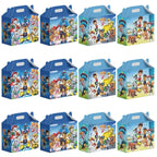 12PCS Paw Patrol Candy Box Happy Birthday Party Decoration Cute Creative Anime Kids Gifts Packaging Box Baby Shower Supplies Bag