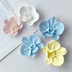 Phalaenopsis Orchid Flower Silicone Mold 3D Petal Candle Mold DIY Aromatherapy Plaster Cement Wax Craft Home Decor Mould