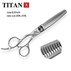 Titan professional 6.0inch left handed  cutting scissors shears barber scissors hairdressing scissors
