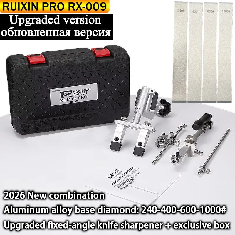 RUIXIN PRO RX 009 Fixed Angle Knife Sharpener Machine Professional Diamond Bar Sharpening Stone Grinding Whetstone Kitchen Tools