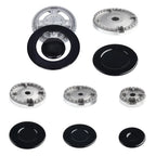 1 Set Cooker Hat Set Stove Lid Upgraded Oven Gas Hob Burner Crown Flame Cap Fits Most Gas Stove Burners Kitchen accessories
