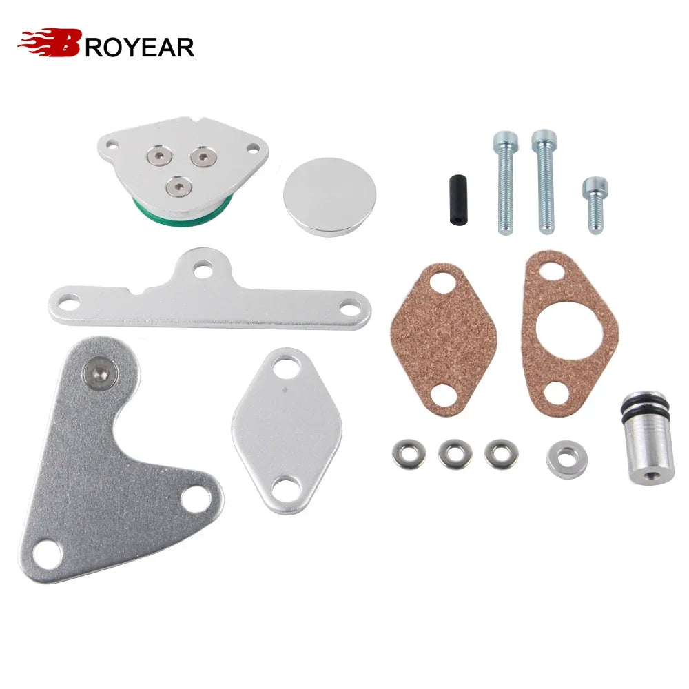 Broyear Valve Cover Gasket Kit Aluminum Silver for BMW 2.0 N47 N47S Diesel Engines