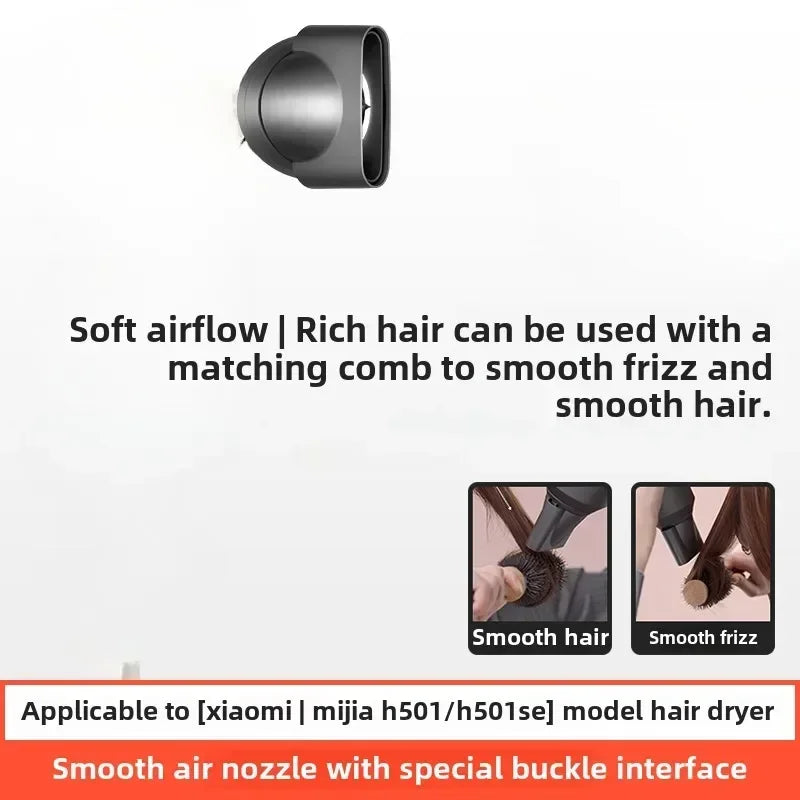For Xiaomi Mijia Hair Dryer Drying Modeling Mouthpiece Accessories  H501/H501SE