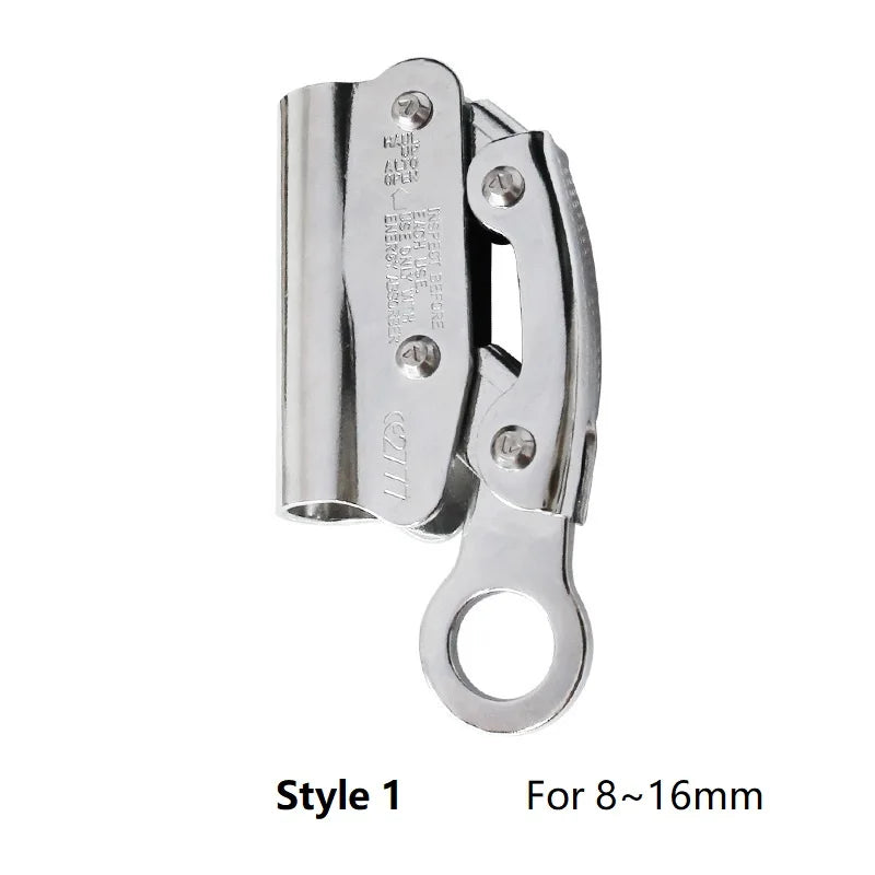 Outdoor Grab Working At Height Safety Rigging Grasp For 8-20mm Rope Belay Devices Automatic Anti Fall Protective Gear Survival