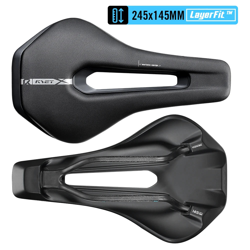 RYET 3D Printed Full Carbon Bicycle Saddle 245*135/145/155mm Bike Saddle for MTB Gravel Road Bike Seat Cushion bicycle parts