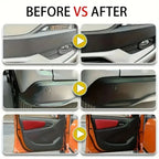 NEW Heavy-Duty Car Plastic Renovator Wax - Fast-Acting Scratch Repair, Restores & Protects Car Bumpers, Interiors, Dashboard, D