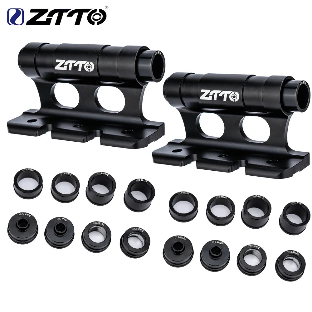 ZTTO Bicycle Fork Mount Car Roof Rack Support Quick Release Thru Axle Carrier MTB Road Bike Front Fork Block Stand Holder Racks