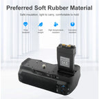 BG-550D BG-E8 Vertical Battery Grip for Canon EOS 550D 600D 650D 700D Rebel T2i T3i T4i T5i Anti-slip Stable Shooting