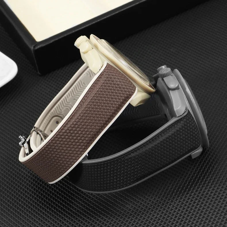 Strap for Omega X Swatch Joint MoonSwatch 20mm Curved End Silicone Rubber Band for Seamaster 300 Waterproof Sport Watch Bracelet