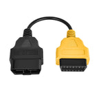 Fiat Lancia MultiECUScan OBD2 ECU diagnostic cable connector set, 4pcs