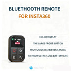 YOCTOP is suitable for Insta360 sports cameras X3, X4, X5, GO 3S, Ace Pro2 Bluetooth remote control waterproof accessories