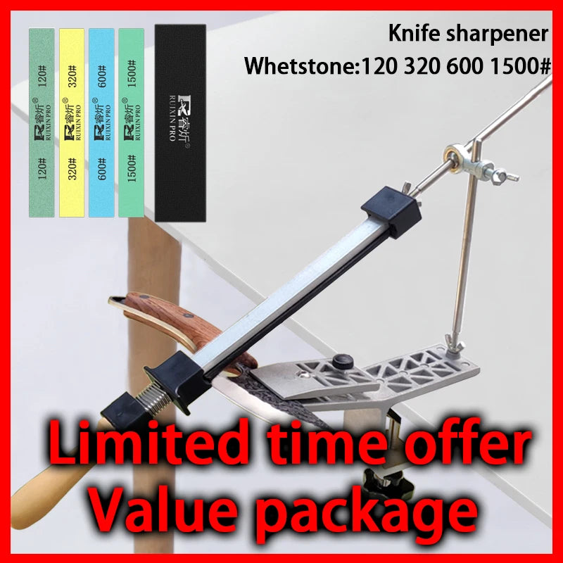 RUIXIN PRO RX 009 Fixed Angle Knife Sharpener Machine Professional Diamond Bar Sharpening Stone Grinding Whetstone Kitchen Tools