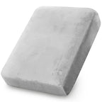 Velvet Sofa Cushion Cover Stretch Plush Seat Slipcover, Beige/Beige Gray, S-XL, 1pc