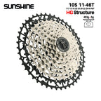 SUNSHINE MTB cassette freewheel HG sprocket carbon steel 10/11/12/13 speed 11T-40T to 11T-52T