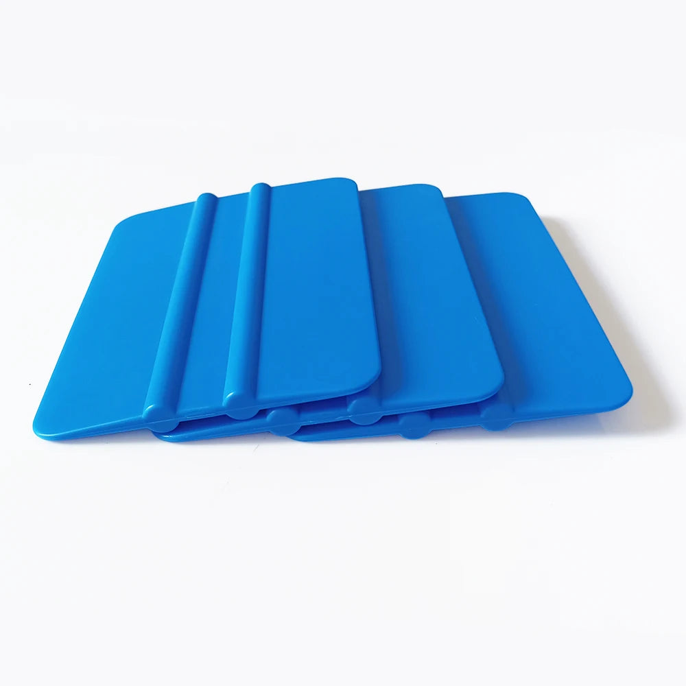 10Pcs Golden Carbon Fiber Film Squeegee Vinyl Packaging Scraper Car Window Coloring Wallpaper Signs Scraping Sticker Bubble Tool