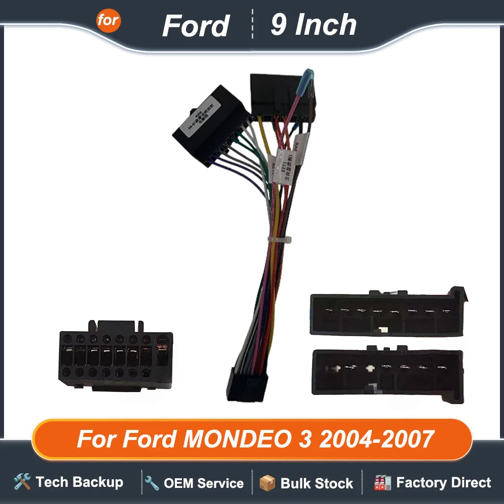 9 Inch For Ford MONDEO 3 2004-2007 Car Radio Android MP5 Player Stereo Casing Frame 2 Din Head Unit Fascia  Dash Board Cover