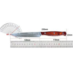Damascus Steel All-purpose Knife  67-layer Steak Knife, VG10 Forged Blade Long-lasting Sharp Blade Fruit Knife  Daily Use Knife