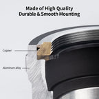 K&F CONCEPT Nik-L Lens Adapter Ring for Nikon F AI Lens to Leica Panasonic L Lens Camera Body for Leica SL SL2 T TL2 Panasonic