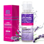 ARISON 100ml Lash Shampoo Concentrate No Stimulation Lash Cleanser DIY Professional Eyelash Extension Bath Foam Makeup Remover