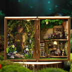 Wooden Miniature Doll House 3D Puzzle Assembly Building Model Kit Small Room Toys Home With Furniture Lighting Wooden Craft Gift
