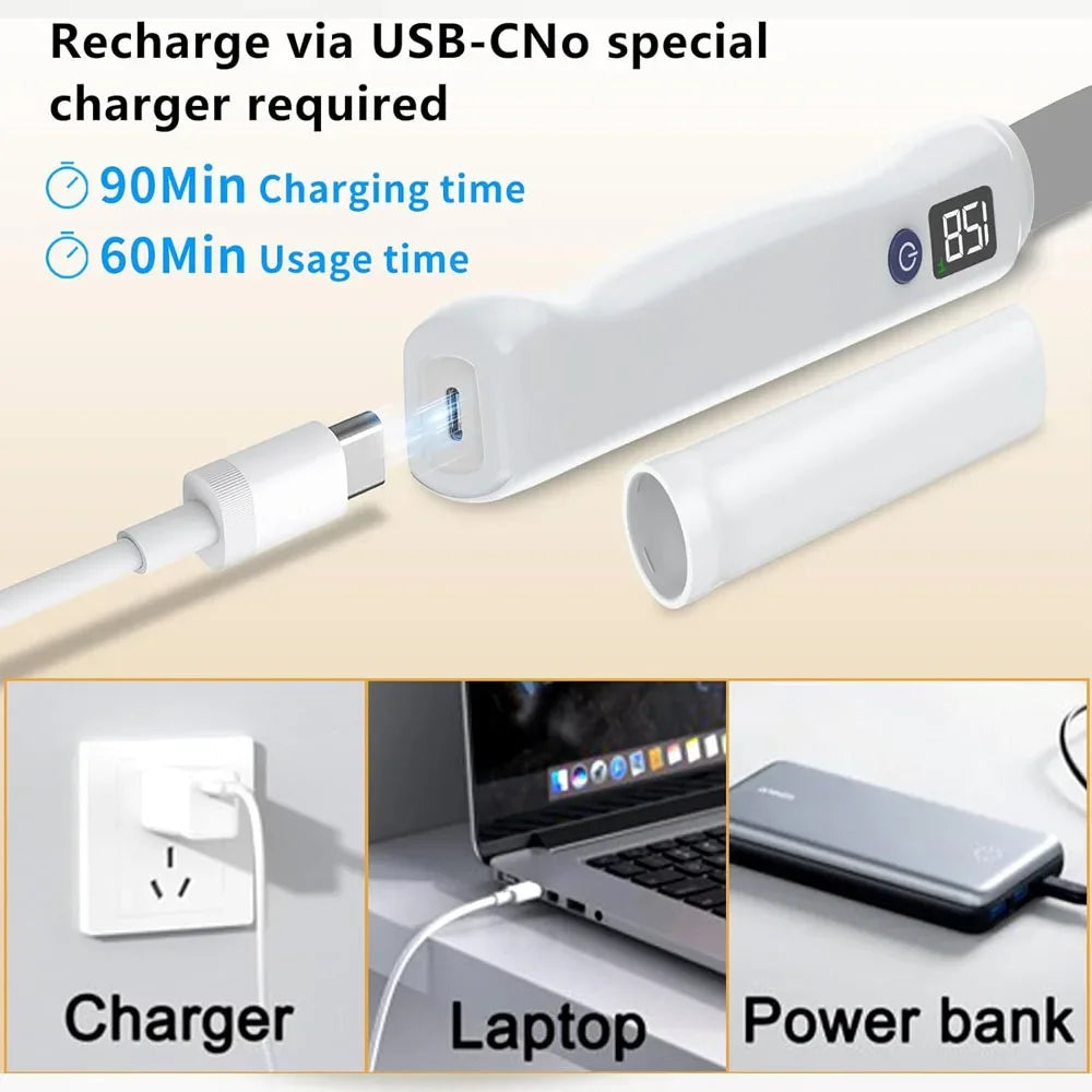 Stainless Steel Heated Butter Knife USB Rechargeable Electric Butter Spreader For Cold Butter Cheese Jam Toast Kitchen Tool