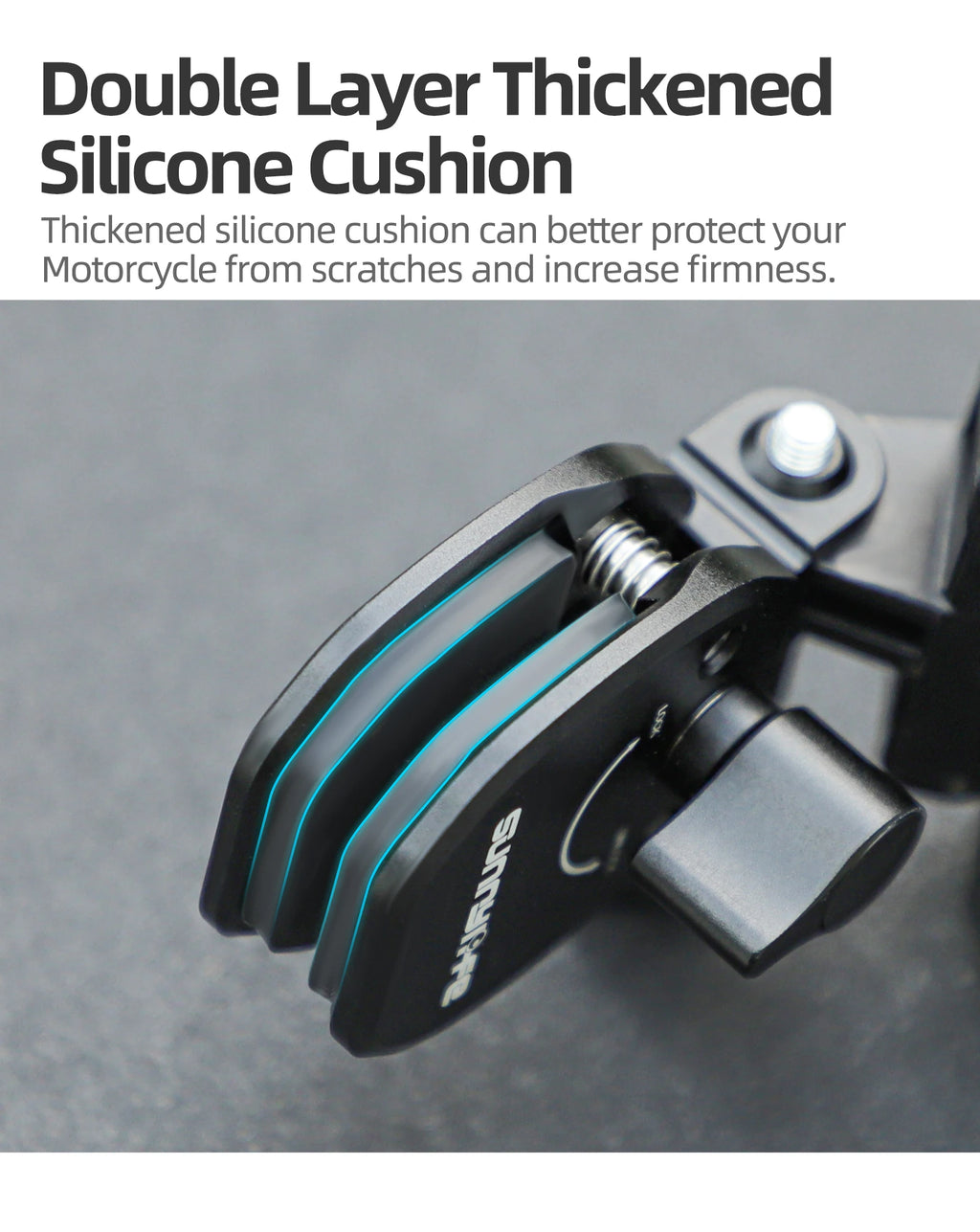 Motorcycle Windshield Mount Clamp Aluminum Clip For GoPro 13 12 Insta360 Go Ultra For DJI Osmo Nano/360/Action 6 5 Pro Pocket 3