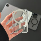 For Magsafe Clear Acrylic Wallet Photo Card Bag For iPhone 17 Air 13 12 11 14 15 16 Pro Max Plus Magnetic Case Cover Accessories