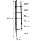 Stackable Garden Trellis Infinitely Spliceable Rose Trellis for Climbing Flowers Vegetable Indoor Outdoor