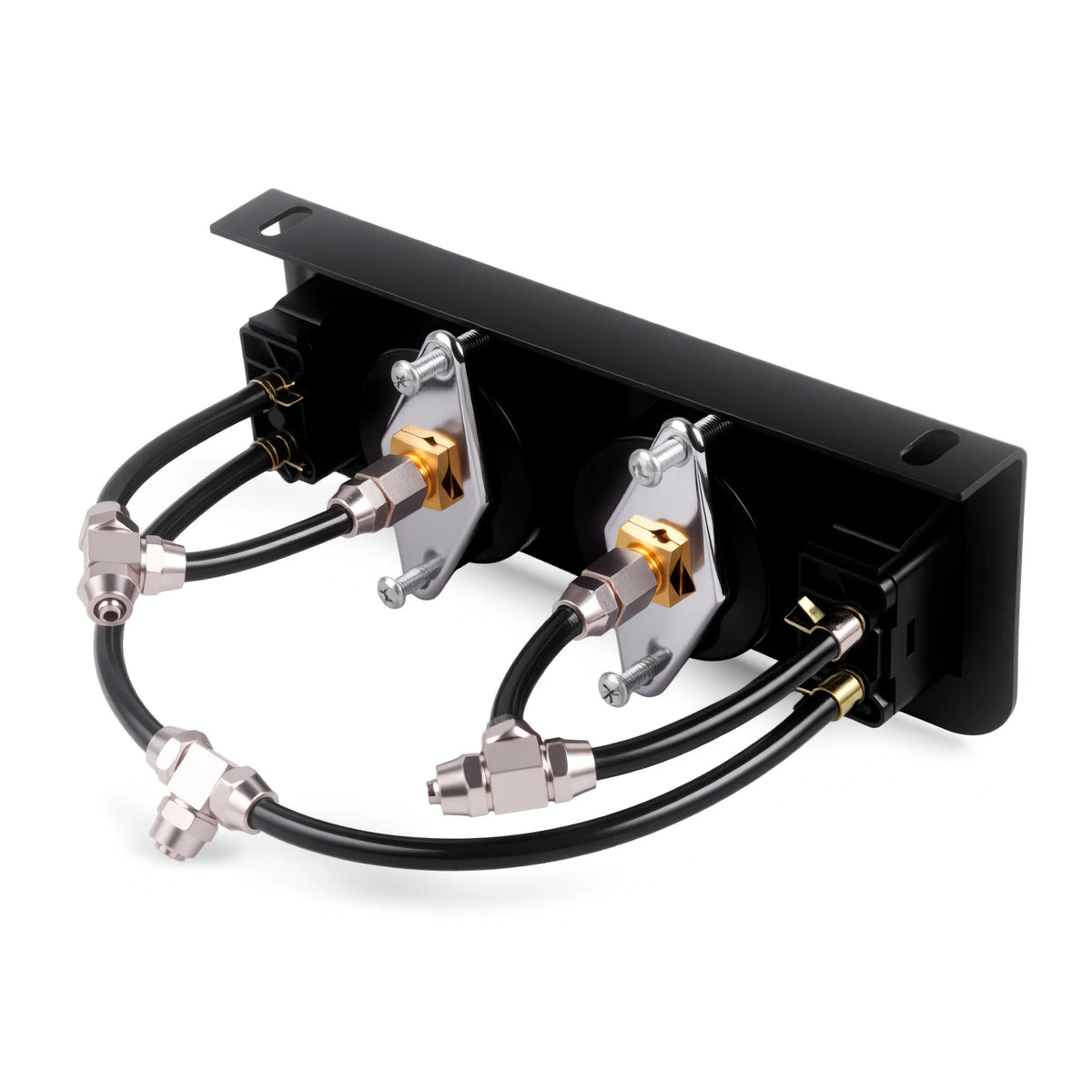 Panel Paddle Valve Switch with Two Air Suspension Pressure Gauge, Air Fittings, Contorl Air Bags in Car Suspension System