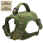 Nylon Cat Harness Vest with Handle, Tactical Style, Free Size, Black/Green/Khaki/Rose