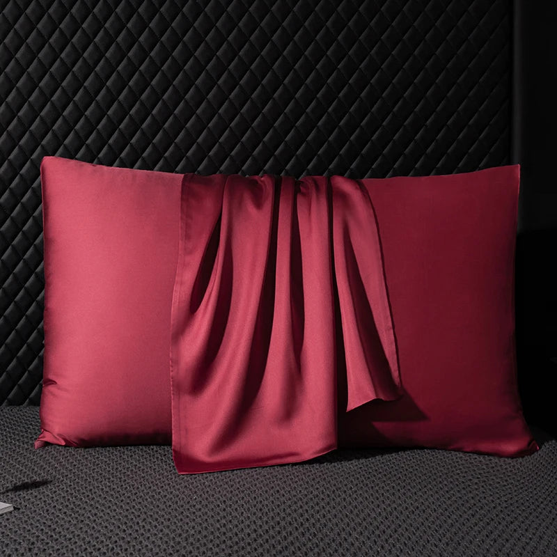 Natural Mulberry Silk Pillow Case 50x70 65x65 100% Real Silk Protect Skin Pillowcase  Customized Bedding Pillow Cases Cover
