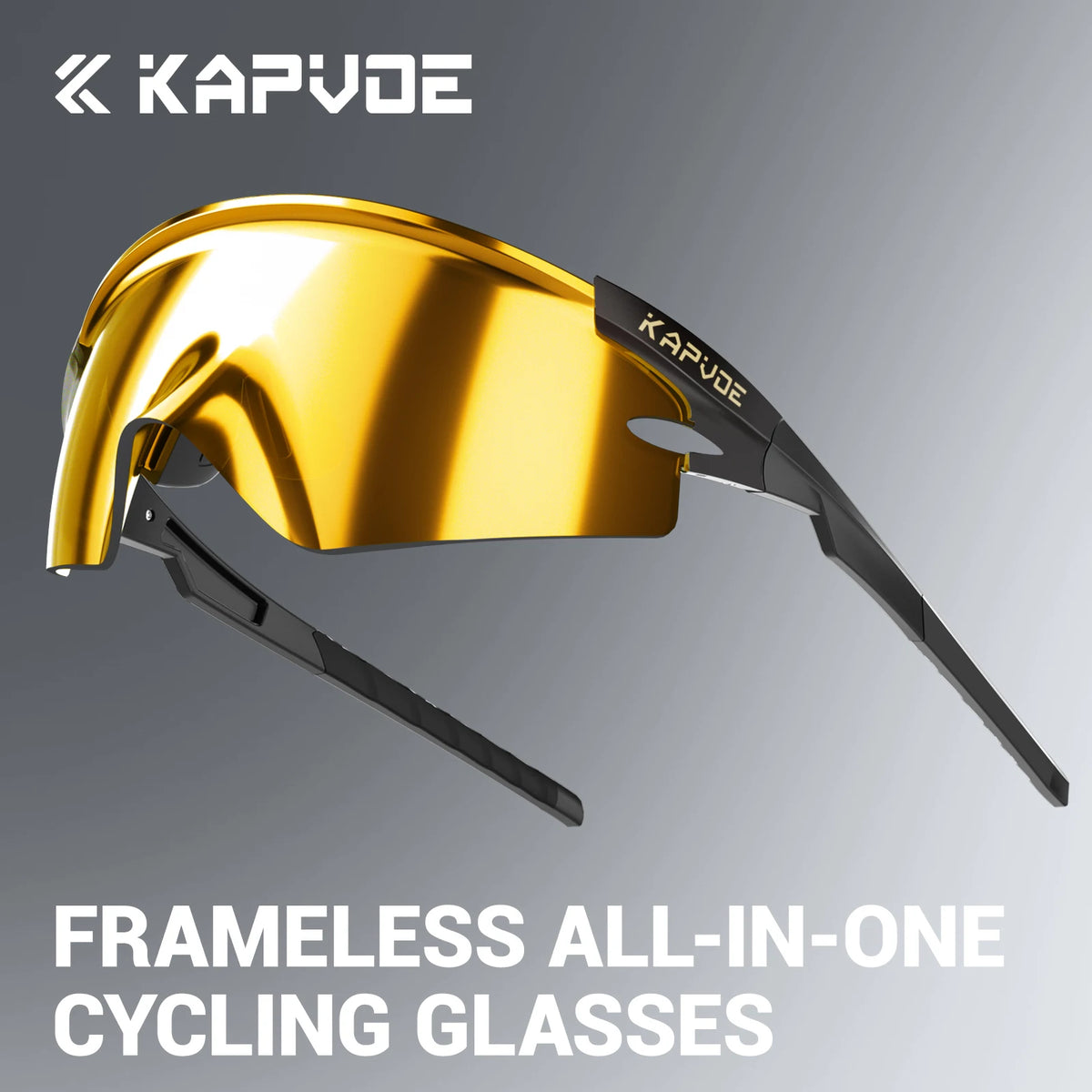 Kapvoe Cycling Sunglasses for Road Bike & MTB, Photochromic Lens Options, Unisex