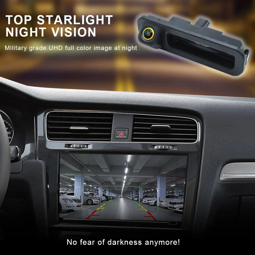 AHD 1920*1080PVehicle 170° Golden Lens Trunk Handle Rear View Camera For Ford Focus 3 MK3 C MAX 2011 2012 2013Reverse Car Camera