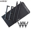 Hirisi Aluminium Carp Fishing Rod Pod Set with Bag 2pcs Bank Sticks and 2pcs Buzz Bars for 3 Rods