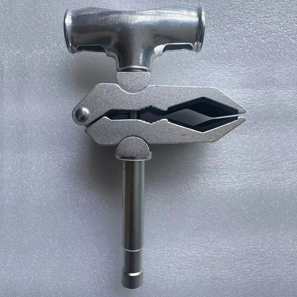 Heavy Duty Python Pipe Clamp open 10-60mm with 5/8" Baby Pin Stud