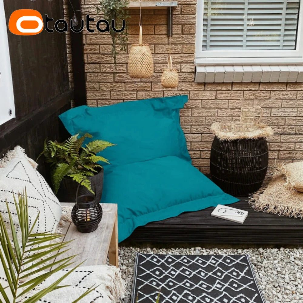 OTAUTAU Outdoor Bean Bag Pillowsac Cover Beach Swim Pool Floats Lounger Bed DD034【No Filler!Need To Buy Filler By Yourself !】