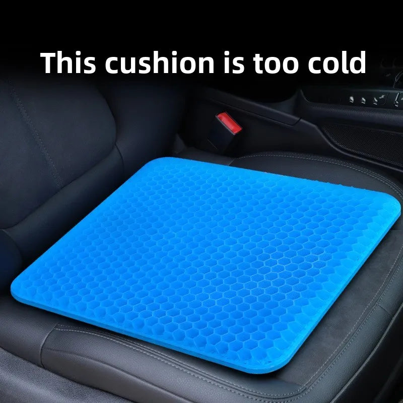Gel Seat Cushion Summer Breathable Honeycomb Design For Pressure Relief Back Tailbone Pain - Home Office Wheelchair Chair Cars