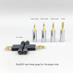 99% Pure Silver Palladium + Graphene Gold Earphone Cable For Hifiman Sundara Ananda HE1000se V2 V3 HE6se he400se Arya He-35x XS