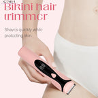 Women 2in1 Electric Shaver, Body Facial Underarm Leg Hair Removal Type-C USB Rechargeable Low Noise Portable Trimmer Beauty Tool